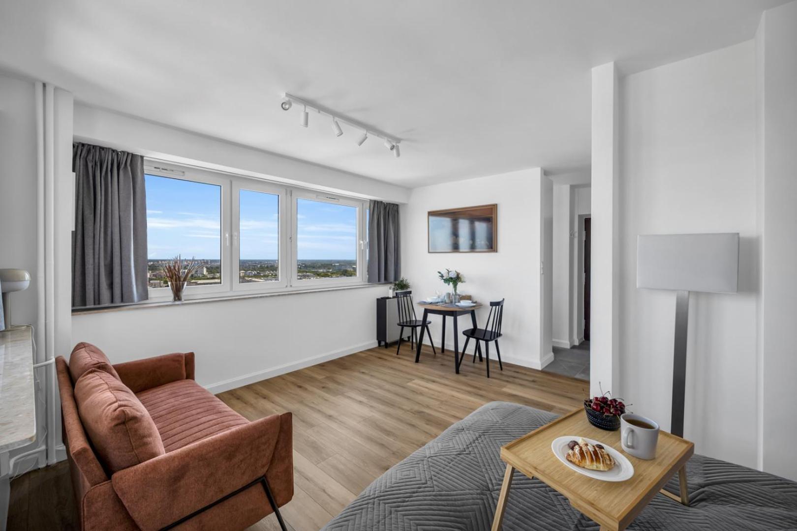 21st Floor Centrum - Balcony, View, Ac - By Rentujemy Appartement Warschau
