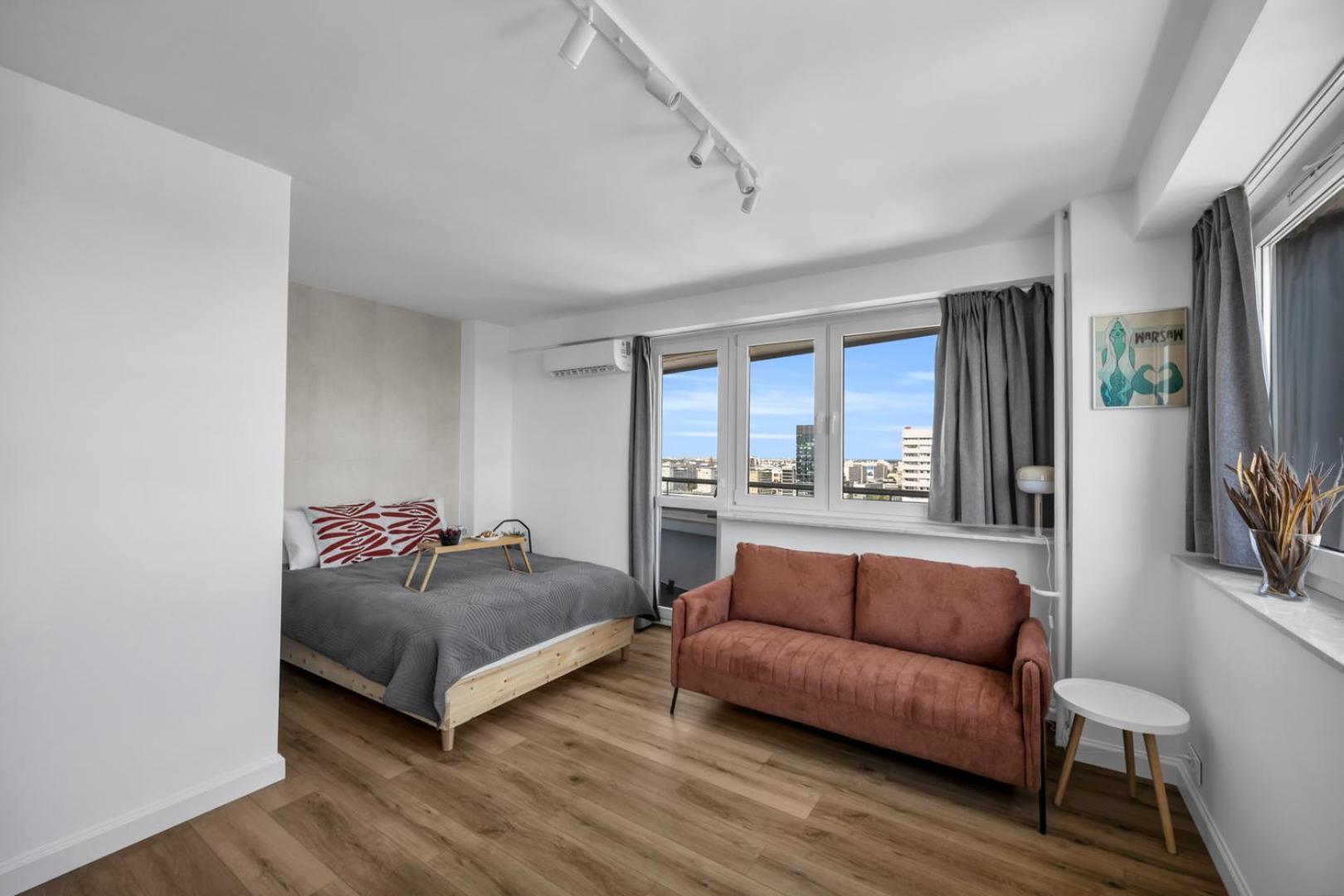 21st Floor Centrum - Balcony, View, Ac - By Rentujemy Appartement Warschau
