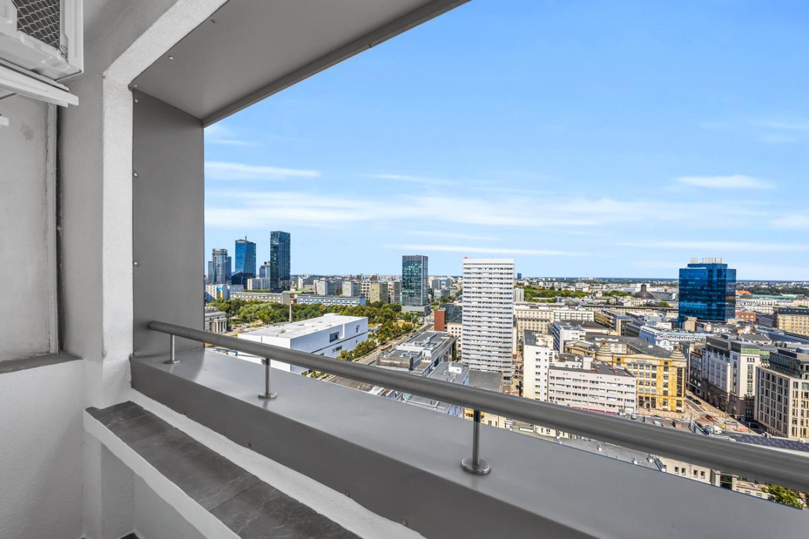 21st Floor Centrum - Balcony, View, Ac - By Rentujemy Warschau